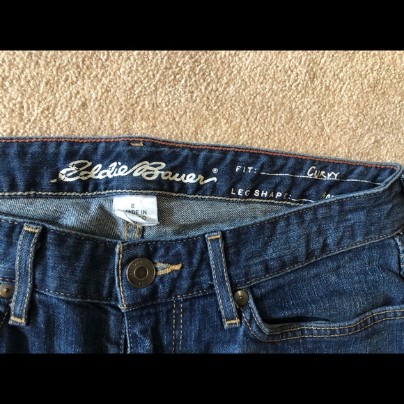 Eddie Bauer curvy bootcut jeans - Picture 2 of 3